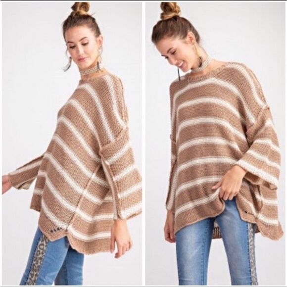 ✨ Easel Striped Oversized Sweater✨ - Picture 2 of 9